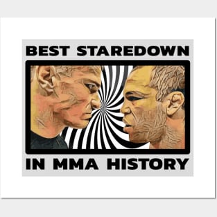 Best Staredown In MMA History Posters and Art